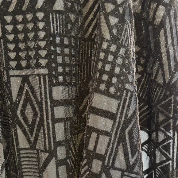 Elegant Black Fringe Kimono by [Brand] - Picture 2 of 5